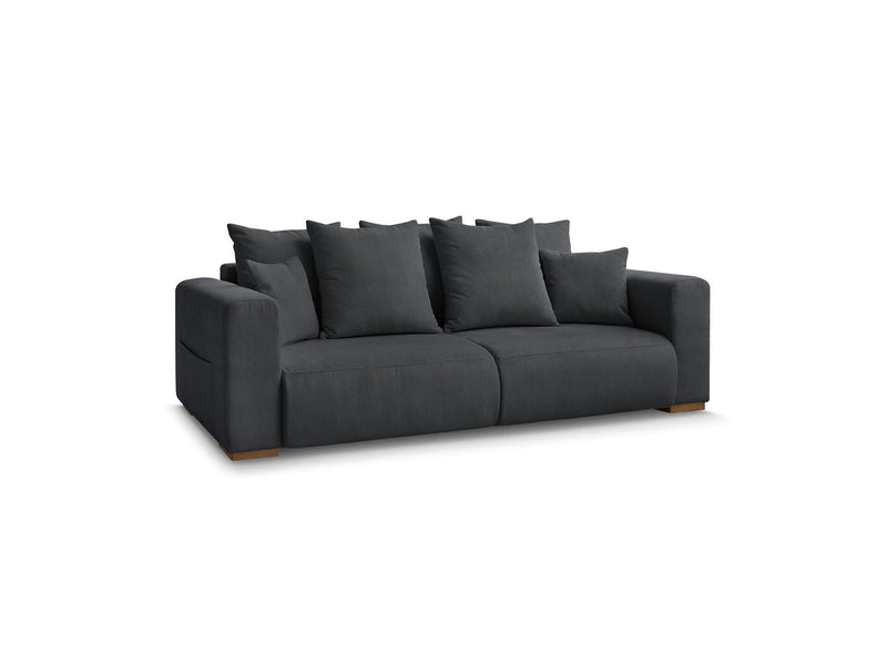 Canapé Droit Fixe 3 Places - Sidonie - Velours Côtelé