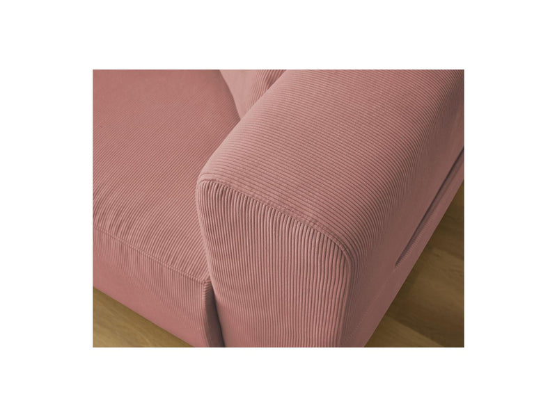 Canapé Droit Fixe 3 Places - Sidonie - Velours Côtelé