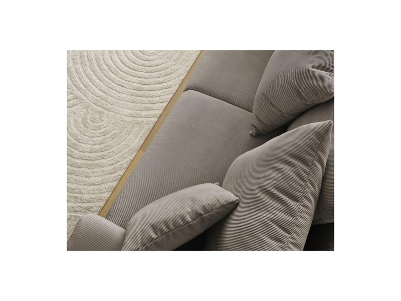 Canapé Droit Fixe 3 Places - Sidonie - Velours Côtelé