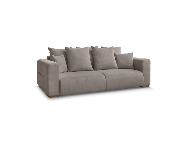 Canapé Droit Fixe 3 Places - Sidonie - Velours Côtelé