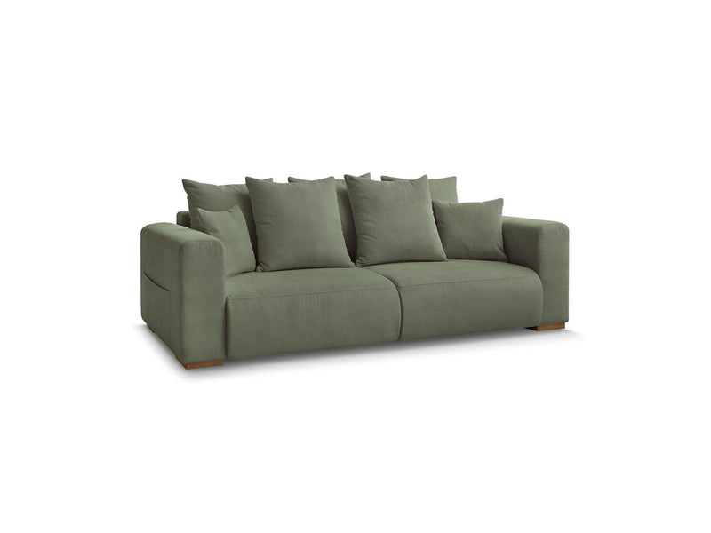 Canapé Droit Fixe 3 Places - Sidonie - Velours Côtelé