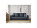 Sidonie - Fixed Straight 3-Seater Sofa - Heathered Fabric