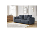 Sidonie - Fixed Straight 3-Seater Sofa - Heathered Fabric