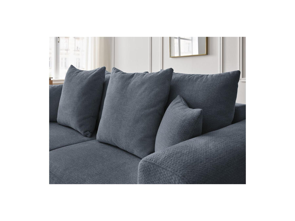Sidonie - Fixed Straight 3-Seater Sofa - Heathered Fabric