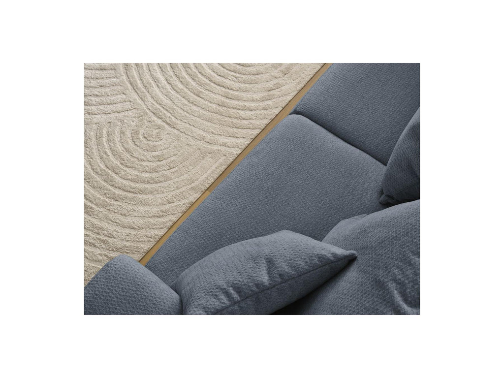 Sidonie - Fixed Straight 3-Seater Sofa - Heathered Fabric