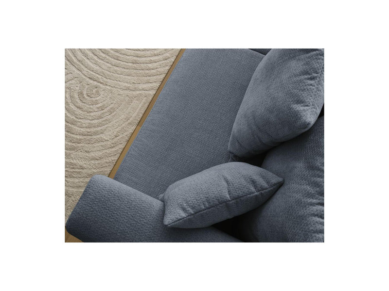 Canapé Droit Fixe 3 Places - Sidonie - Tissu Chiné