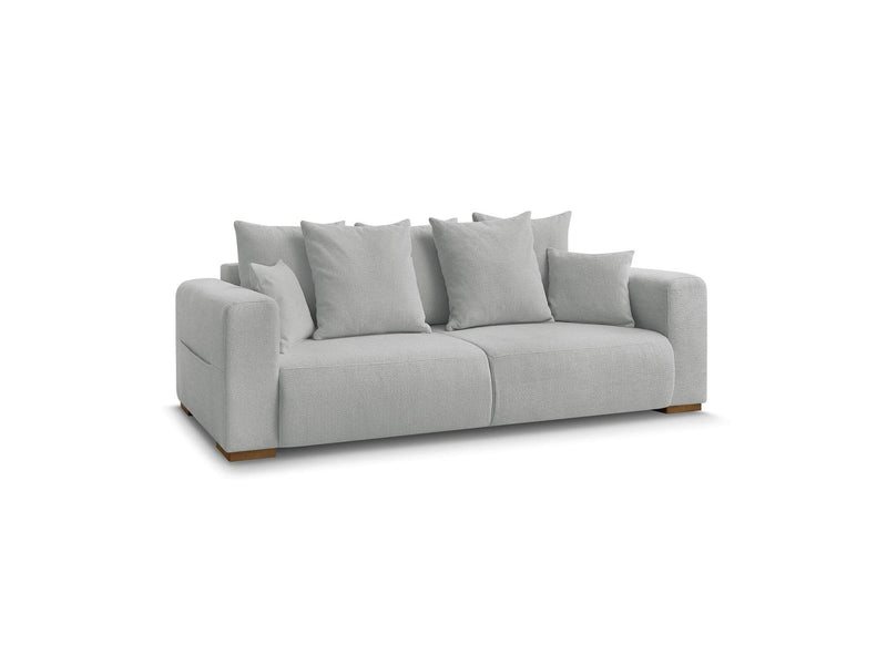 Canapé Droit Fixe 3 Places - Sidonie - Tissu Chiné