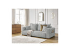 Sidonie - Fixed Straight 3-Seater Sofa - Heathered Fabric