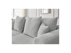 Sidonie - Fixed Straight 3-Seater Sofa - Heathered Fabric