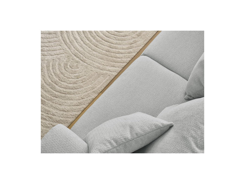 Canapé Droit Fixe 3 Places - Sidonie - Tissu Chiné