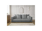 Sidonie - Fixed Straight 3-Seater Sofa - Heathered Fabric