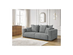 Sidonie - Fixed Straight 3-Seater Sofa - Heathered Fabric