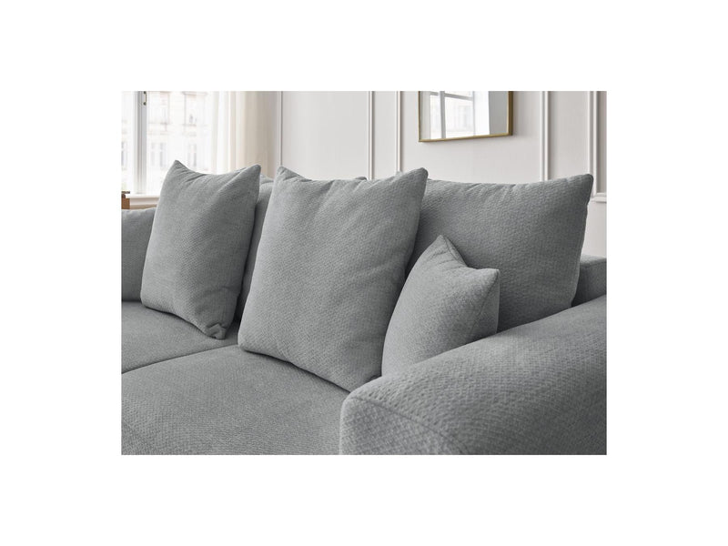 Canapé Droit Fixe 3 Places - Sidonie - Tissu Chiné