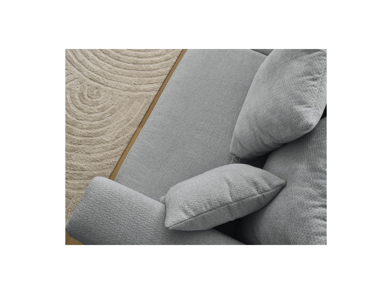 Canapé Droit Fixe 3 Places - Sidonie - Tissu Chiné