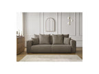 Sidonie - Fixed Straight 3-Seater Sofa - Heathered Fabric