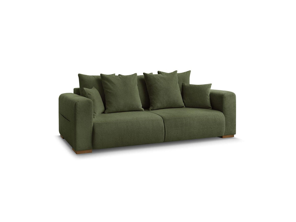 Sidonie - Fixed Straight 3-Seater Sofa - Heathered Fabric