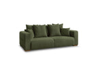 Sidonie - Fixed Straight 3-Seater Sofa - Heathered Fabric
