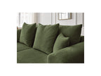 Sidonie - Fixed Straight 3-Seater Sofa - Heathered Fabric