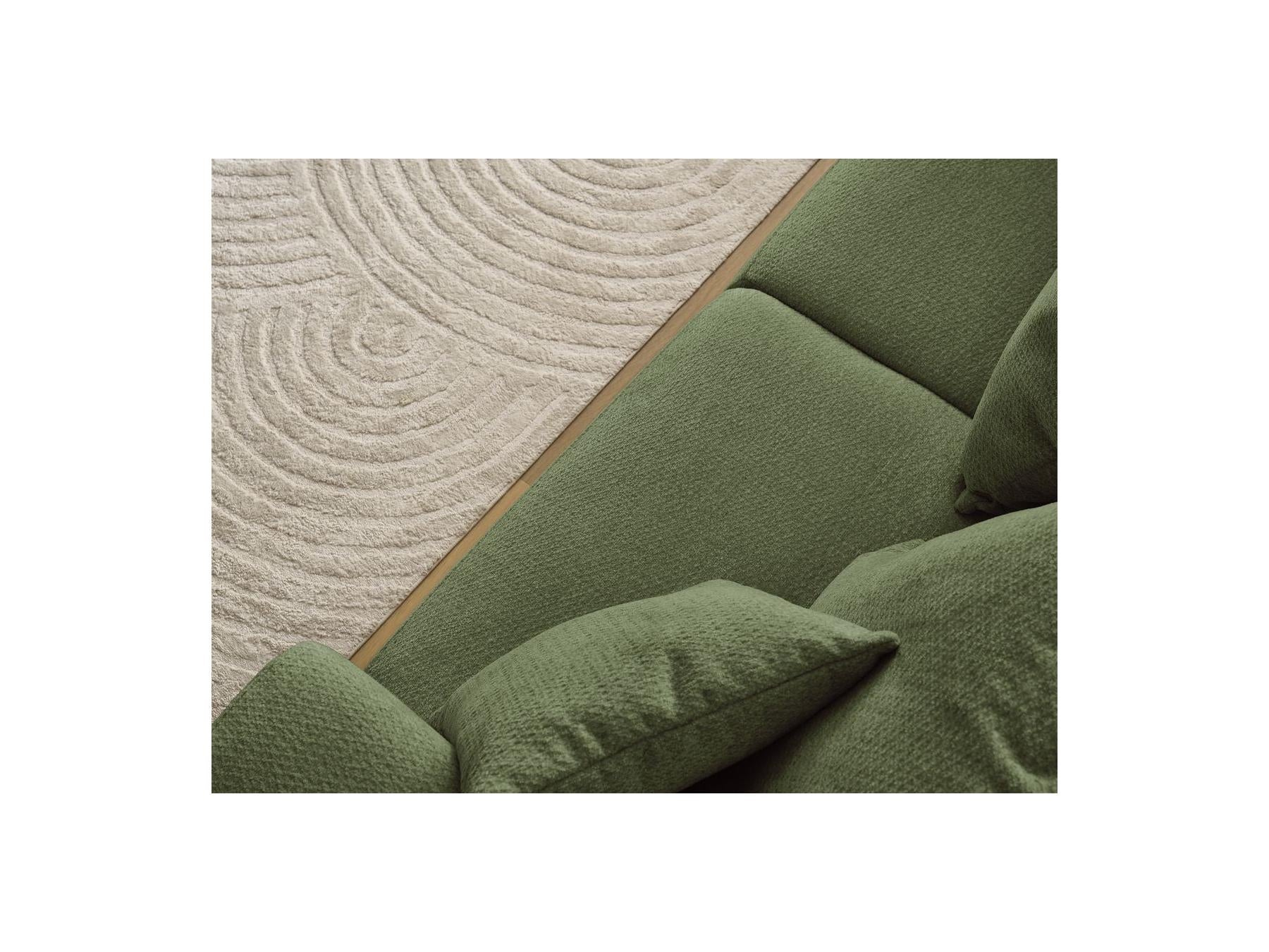 Sidonie - Fixed Straight 3-Seater Sofa - Heathered Fabric