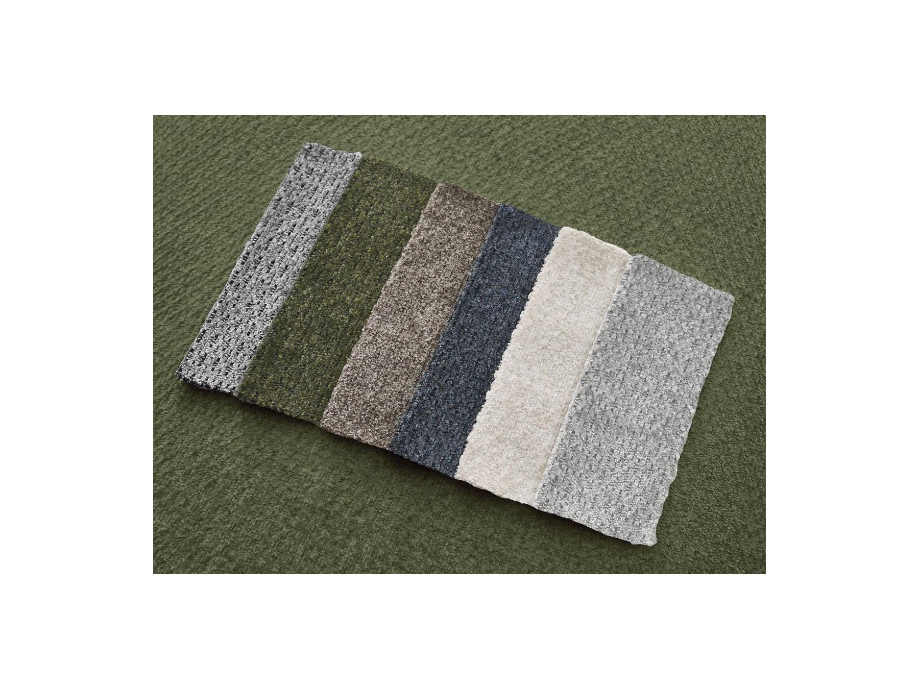 Sidonie - Fixed Straight 3-Seater Sofa - Heathered Fabric