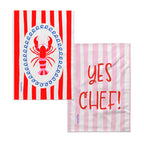 Chef Tea Towel (Set of 2) - Multicolour