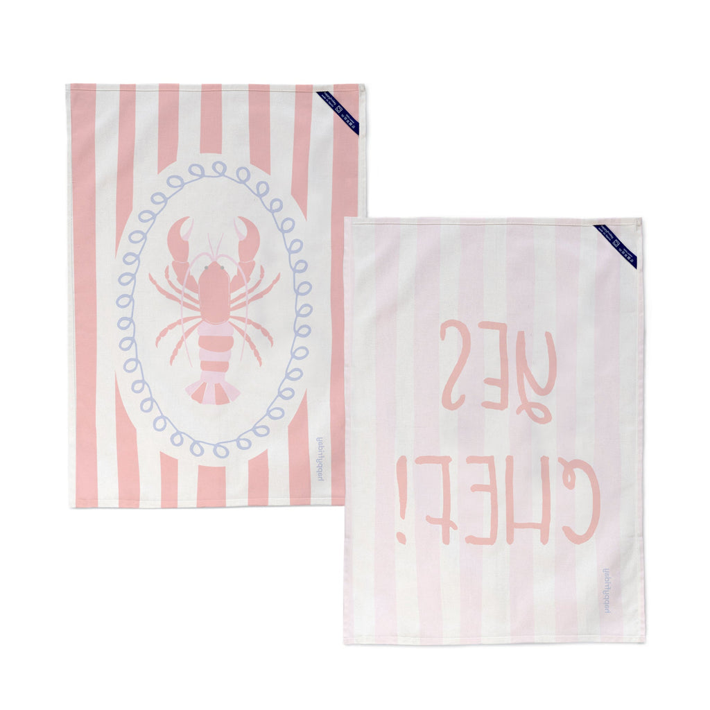 Chef Tea Towel (Set of 2) - Multicolour