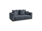Fixed Straight 2-Seater Sofa - Sidonie - Mottled Fabric