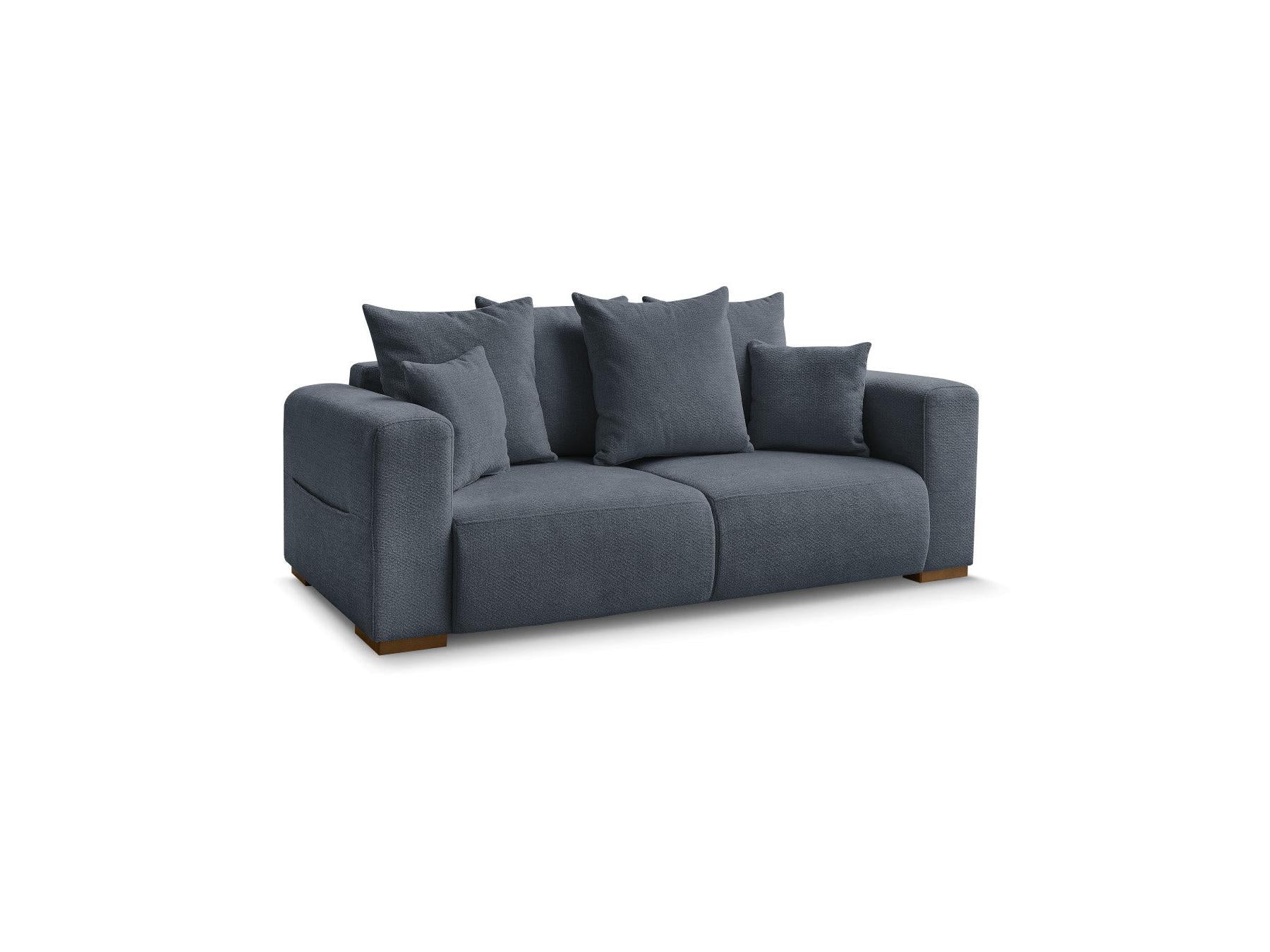 Fixed Straight 2-Seater Sofa - Sidonie - Mottled Fabric