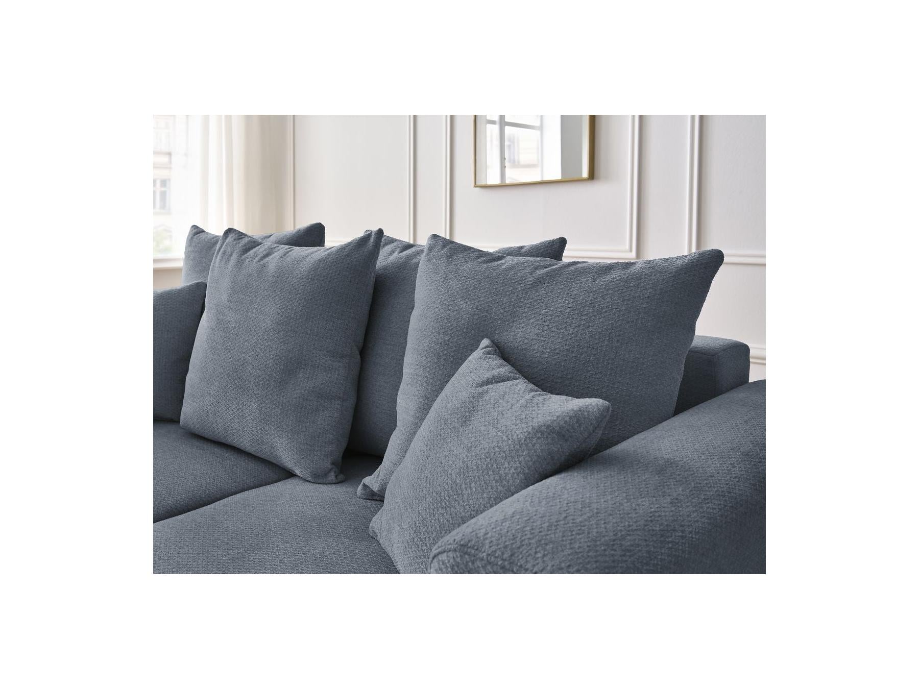 Fixed Straight 2-Seater Sofa - Sidonie - Mottled Fabric