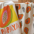 Torchon (2 Pièces) Papaya Fruit - Multicolore