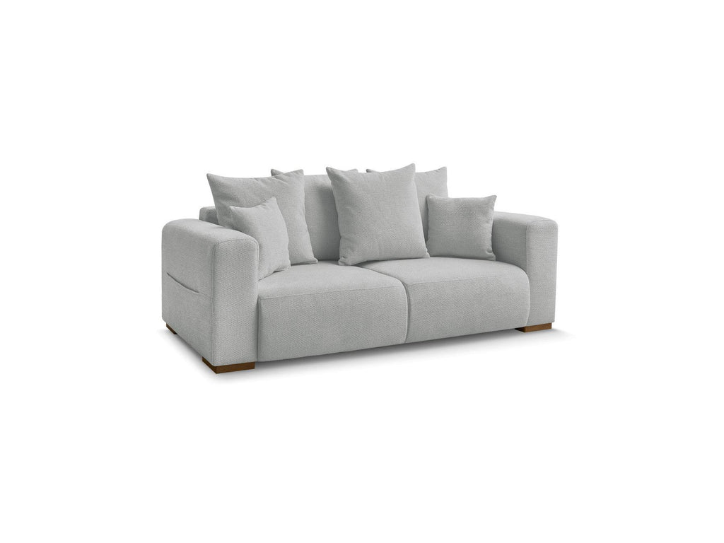Fixed Straight 2-Seater Sofa - Sidonie - Mottled Fabric