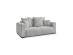 Fixed Straight 2-Seater Sofa - Sidonie - Mottled Fabric