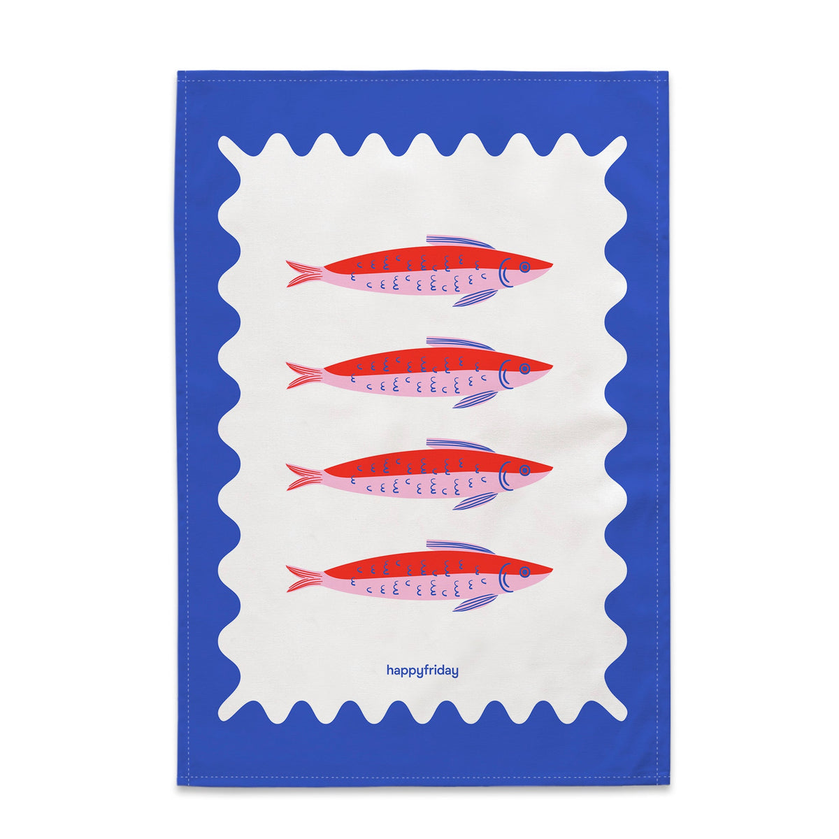 Tea Towel (Set of 2) Seas The Moment - Multicoloured