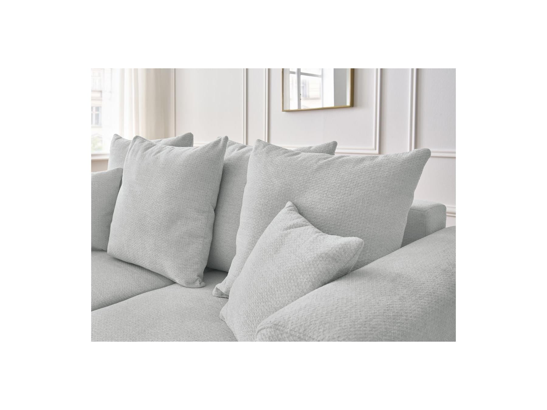 Fixed Straight 2-Seater Sofa - Sidonie - Mottled Fabric