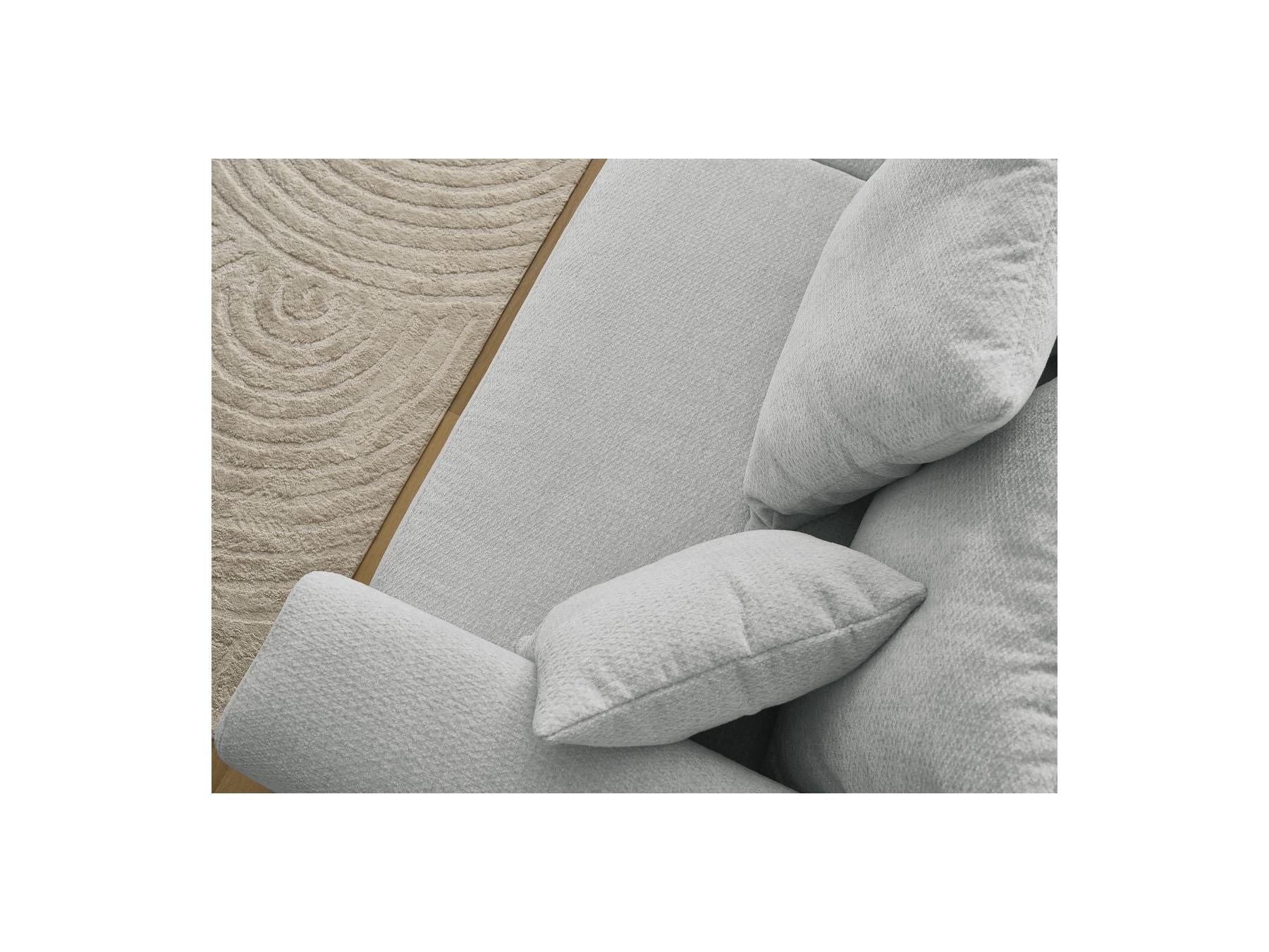 Fixed Straight 2-Seater Sofa - Sidonie - Mottled Fabric