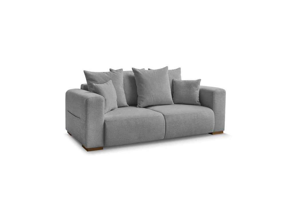 Fixed Straight 2-Seater Sofa - Sidonie - Mottled Fabric