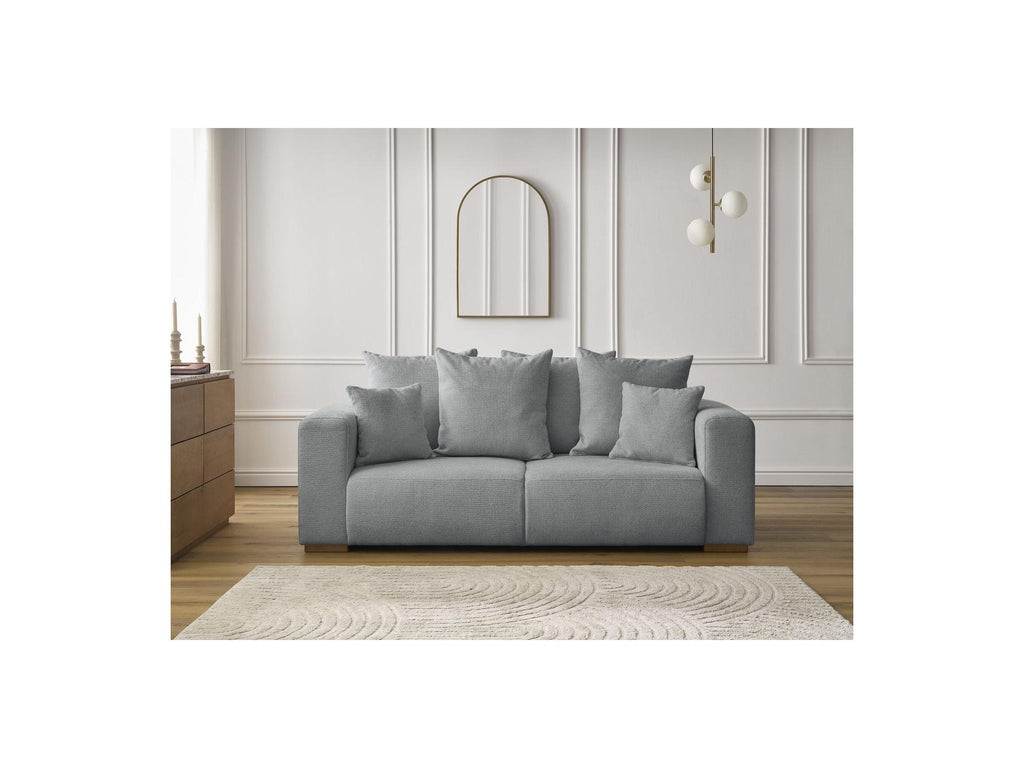 Fixed Straight 2-Seater Sofa - Sidonie - Mottled Fabric