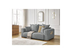 Fixed Straight 2-Seater Sofa - Sidonie - Mottled Fabric