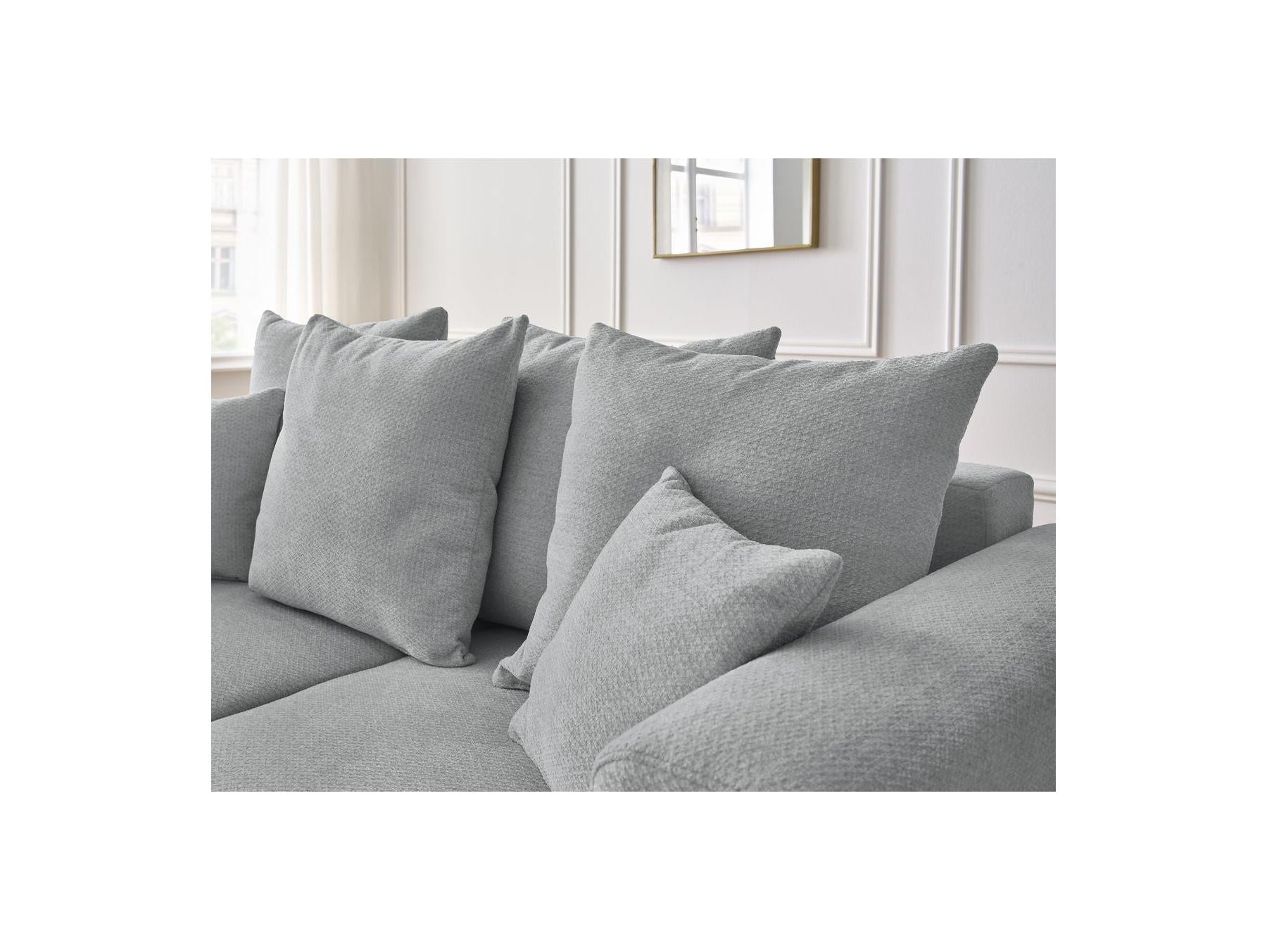 Fixed Straight 2-Seater Sofa - Sidonie - Mottled Fabric