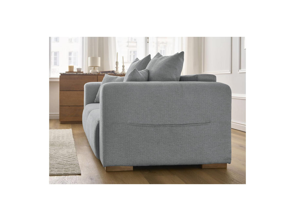 Fixed Straight 2-Seater Sofa - Sidonie - Mottled Fabric