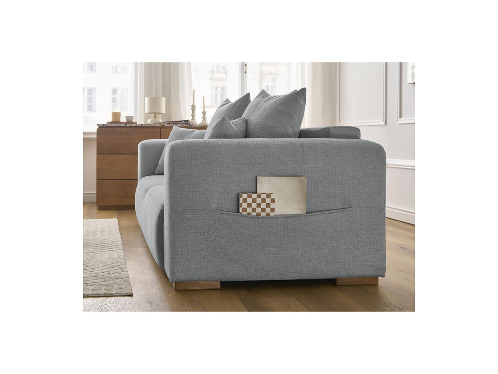 Fixed Straight 2-Seater Sofa - Sidonie - Mottled Fabric
