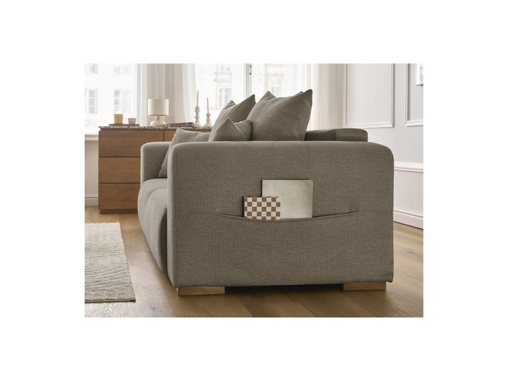Fixed Straight 2-Seater Sofa - Sidonie - Mottled Fabric