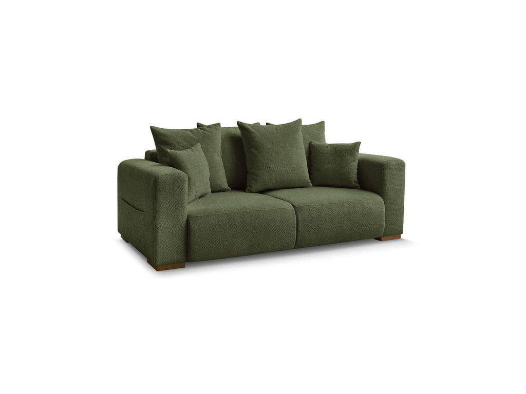 Fixed Straight 2-Seater Sofa - Sidonie - Mottled Fabric