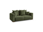 Fixed Straight 2-Seater Sofa - Sidonie - Mottled Fabric