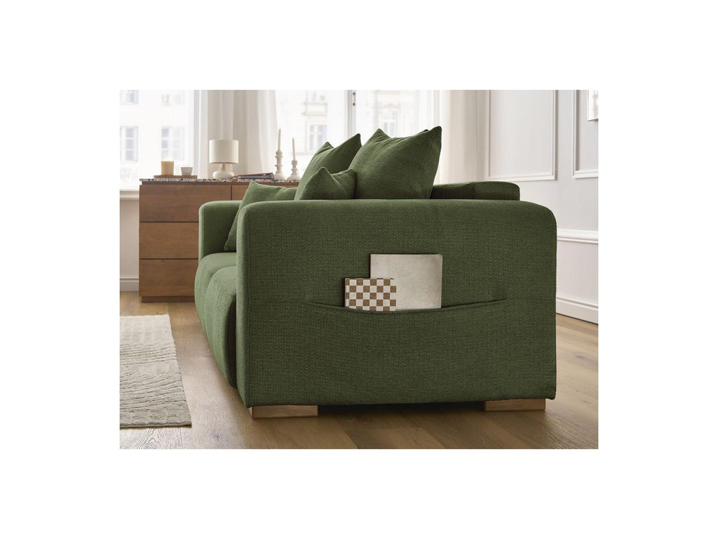 Fixed Straight 2-Seater Sofa - Sidonie - Mottled Fabric
