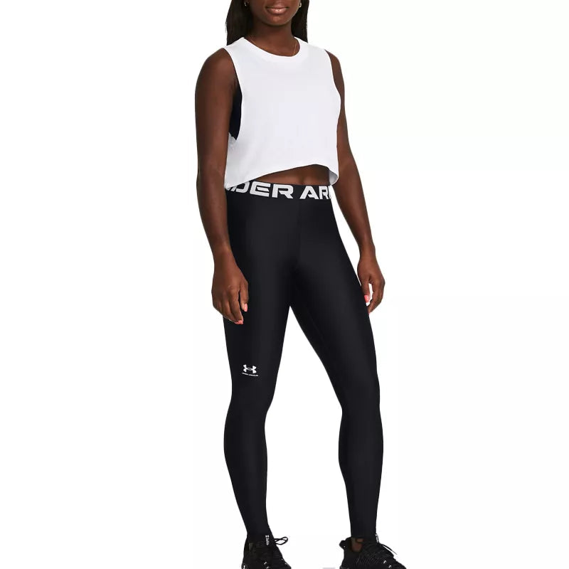 Legging Heatgear - Noir/Blanc - Femme