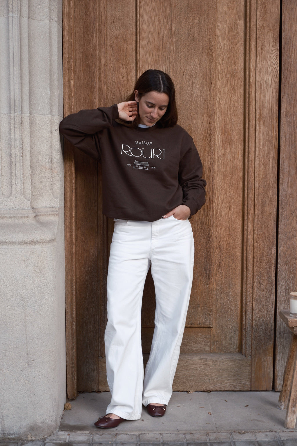 Rouri Brown Sweatshirt
