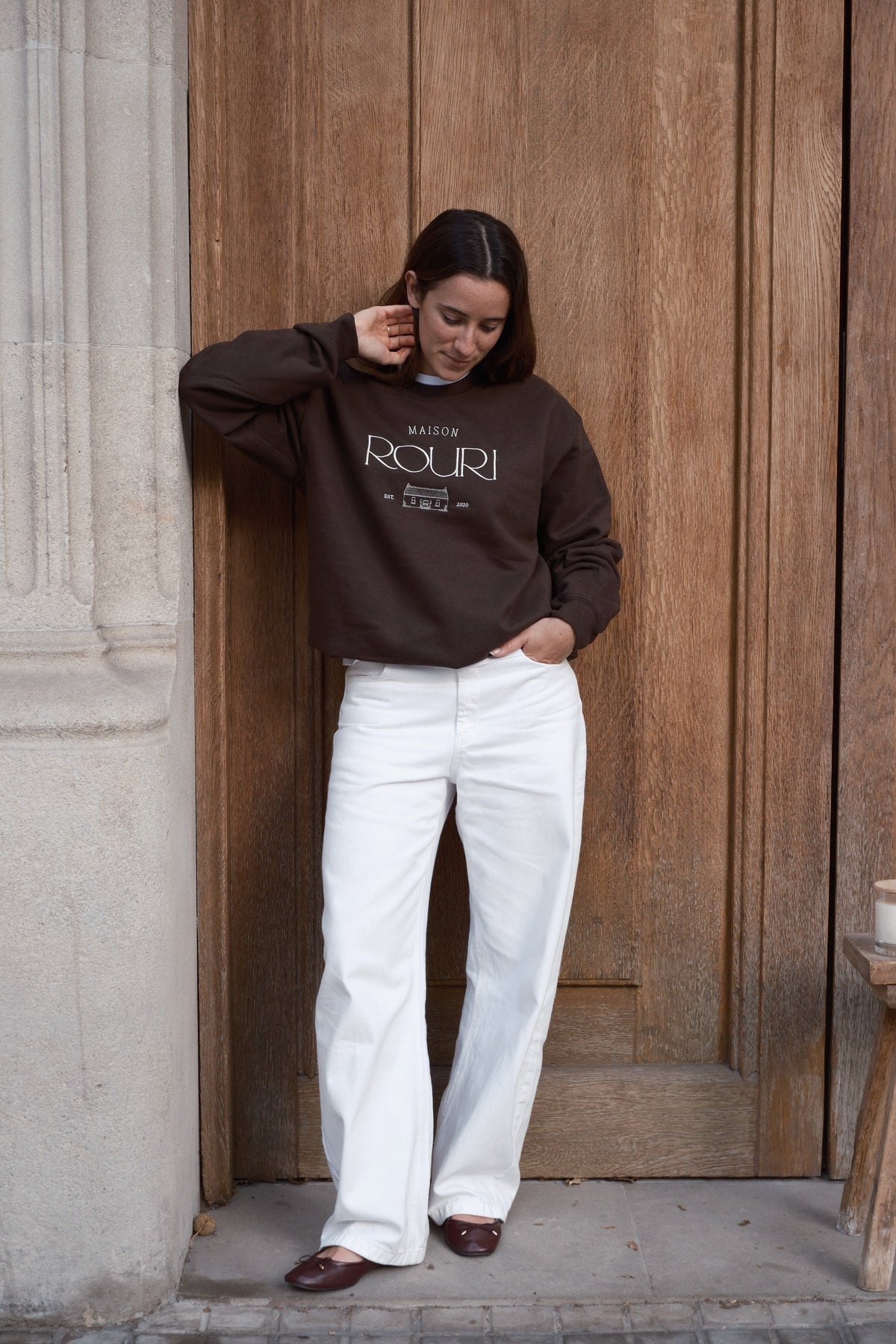 Rouri Brown Sweatshirt