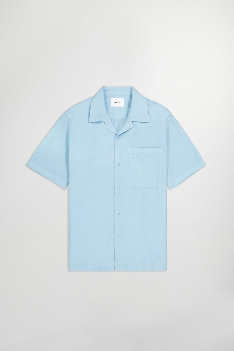 NN07 - Chemise Julio SS - Winter Sky