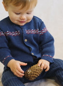 Gilet En Laine Mélangée - Chamonix - Bleu Gris